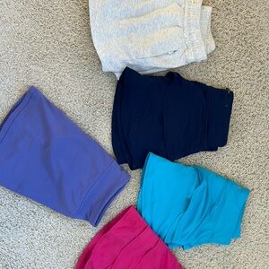 Athleta Kids Shorts - Gray, Navy, Purple, Blue, Pink